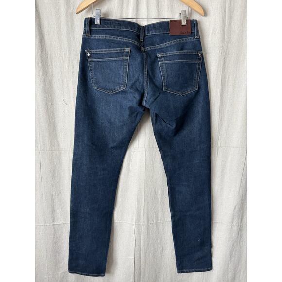 Cohen & Sons Cafe Slim Mens Preppy Designer Hipster Jeans Size 32 X 32 Dark Wash - Picture 2 of 10